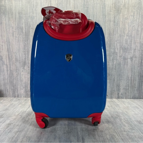 Heys Marvel Spiderman Hardside Kids Carry On 18" Spinning Luggage Bag Wheeled - Picture 5 of 13